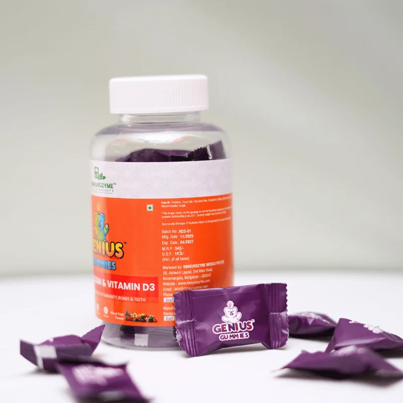 Genius Gummies – Calcium & Vitamin D3 for Kids - Image 2