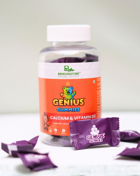Genius Gummies – Calcium & Vitamin D3 for Kids